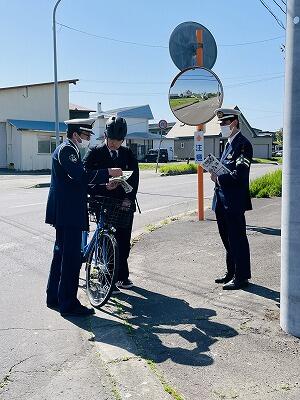 交通安全街頭指導