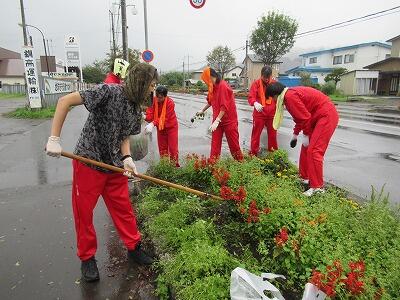 国道花壇整備３