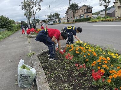 国道花壇整備１