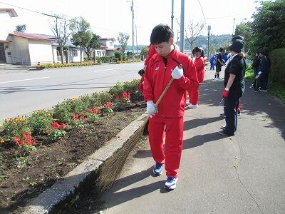 国道花壇整備③