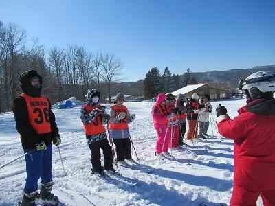 スキー授業②